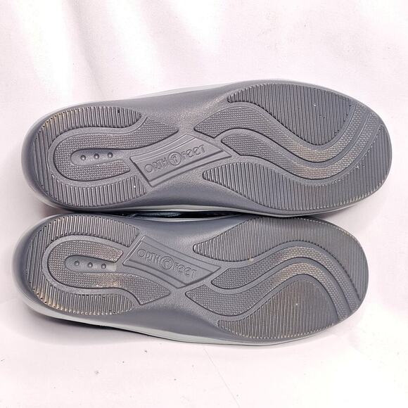 ORTHOFEET 898 Sanibel Mary Jane Sneakers Blue Suede Leather Comfort Womens 7M - Picture 6 of 7